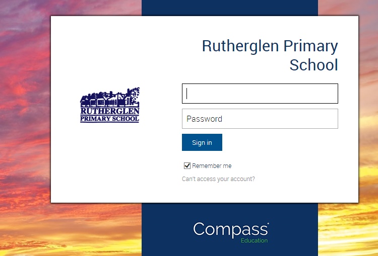 Rutherglen Primary School - Compass Login